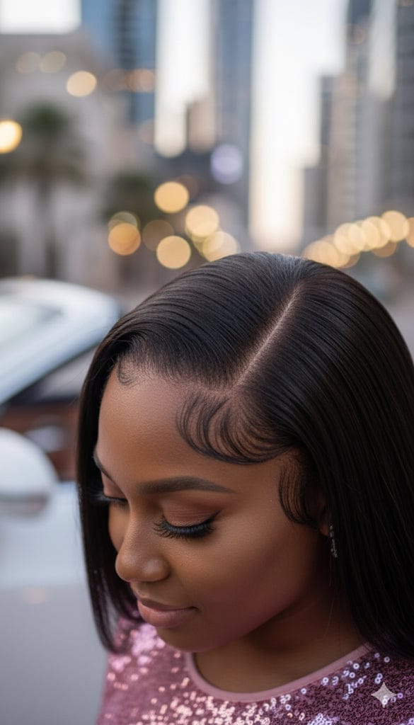 HD Lace Brazilian Wig – Bone Straight 13x4/13x6 Frontal & 5x5 Closure - Maison Novaire #