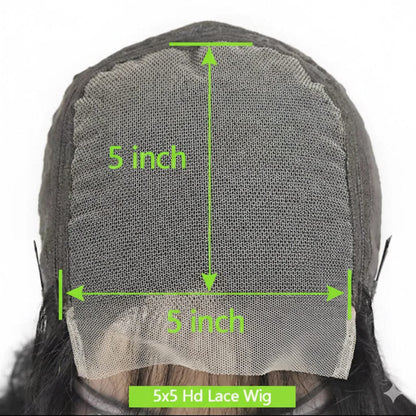 HD Lace Brazilian Wig – Bone Straight 13x4/13x6 Frontal & 5x5 Closure - Maison Novaire #