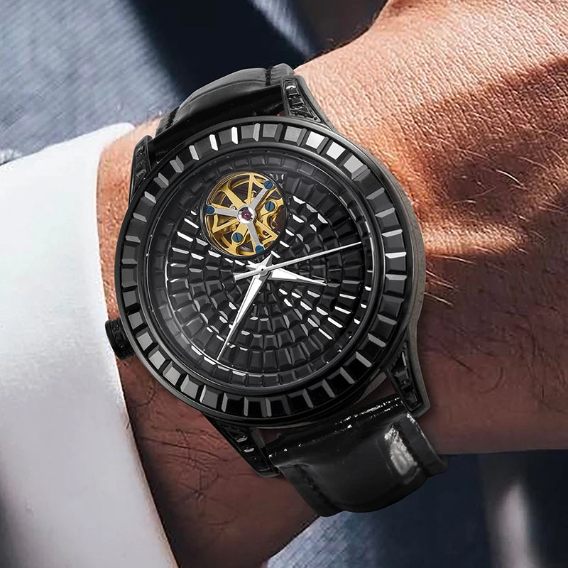 Haemmer Jacob Tourbillon Leather Watch - Maison Novaire