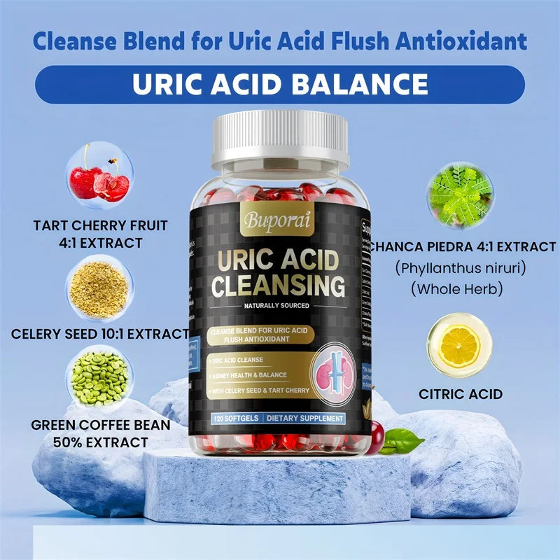 Herbal Supplement-Uric Acid Cleanser & Kidney Support. - Maison Novaire #