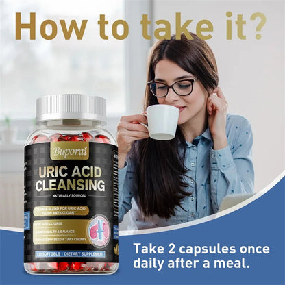 Herbal Supplement-Uric Acid Cleanser & Kidney Support. - Maison Novaire #