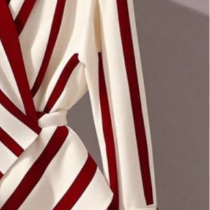 High-end Long-sleeved Striped Shirt - Maison Novaire #