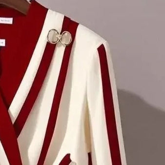 High-end Long-sleeved Striped Shirt - Maison Novaire #