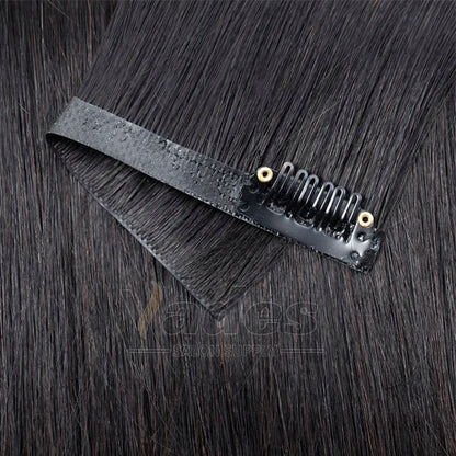 Human Hair Invisible PU Weft Clip. - Maison Novaire #