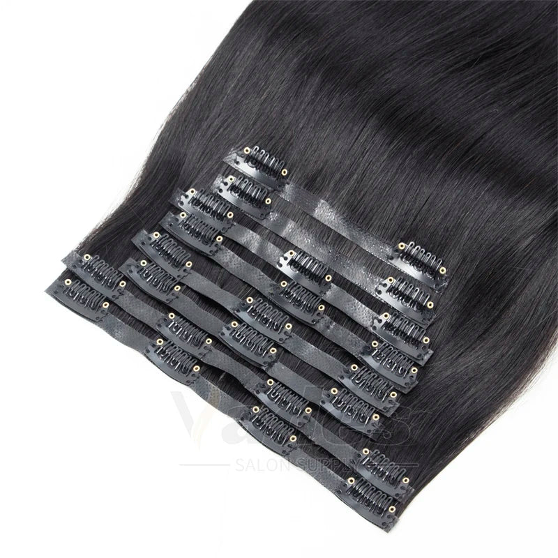 Human Hair Invisible PU Weft Clip. - Maison Novaire #