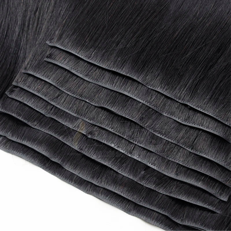 Human Hair Invisible PU Weft Clip. - Maison Novaire #