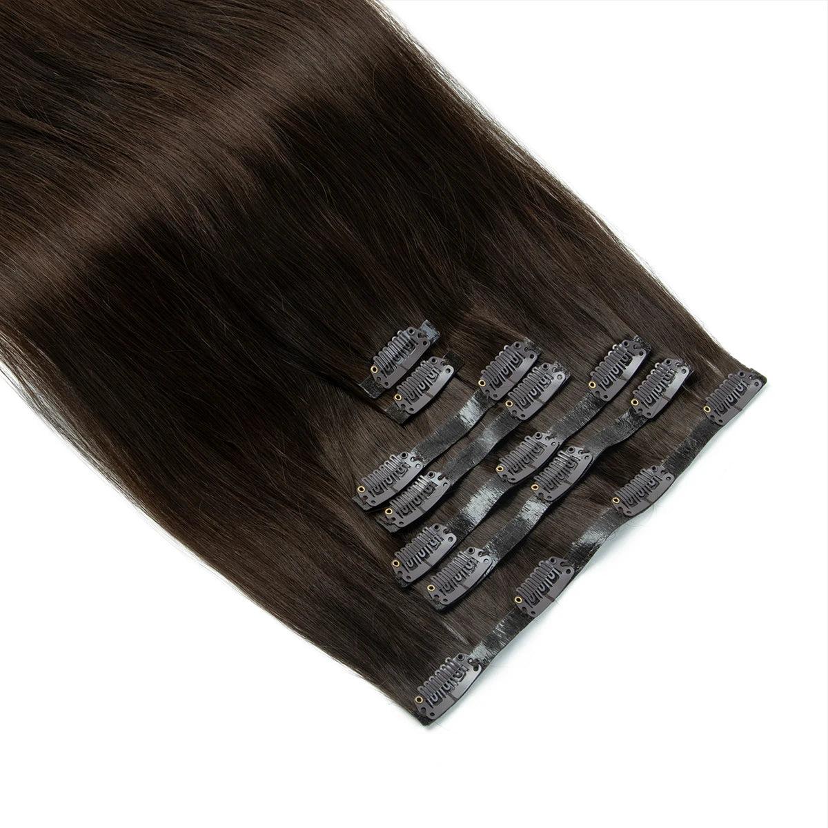 Human Hair Invisible PU Weft Clip. - Maison Novaire #
