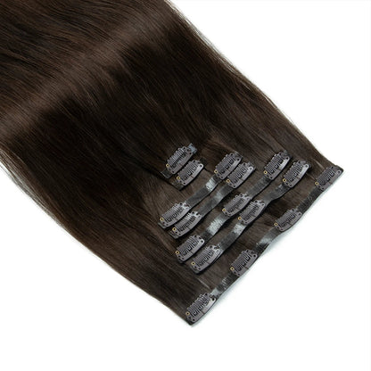 Human Hair Invisible PU Weft Clip. - Maison Novaire #