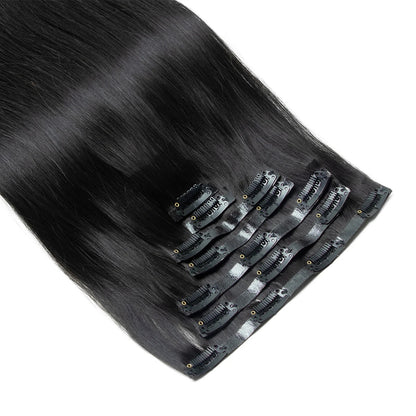 Human Hair Invisible PU Weft Clip. - Maison Novaire #