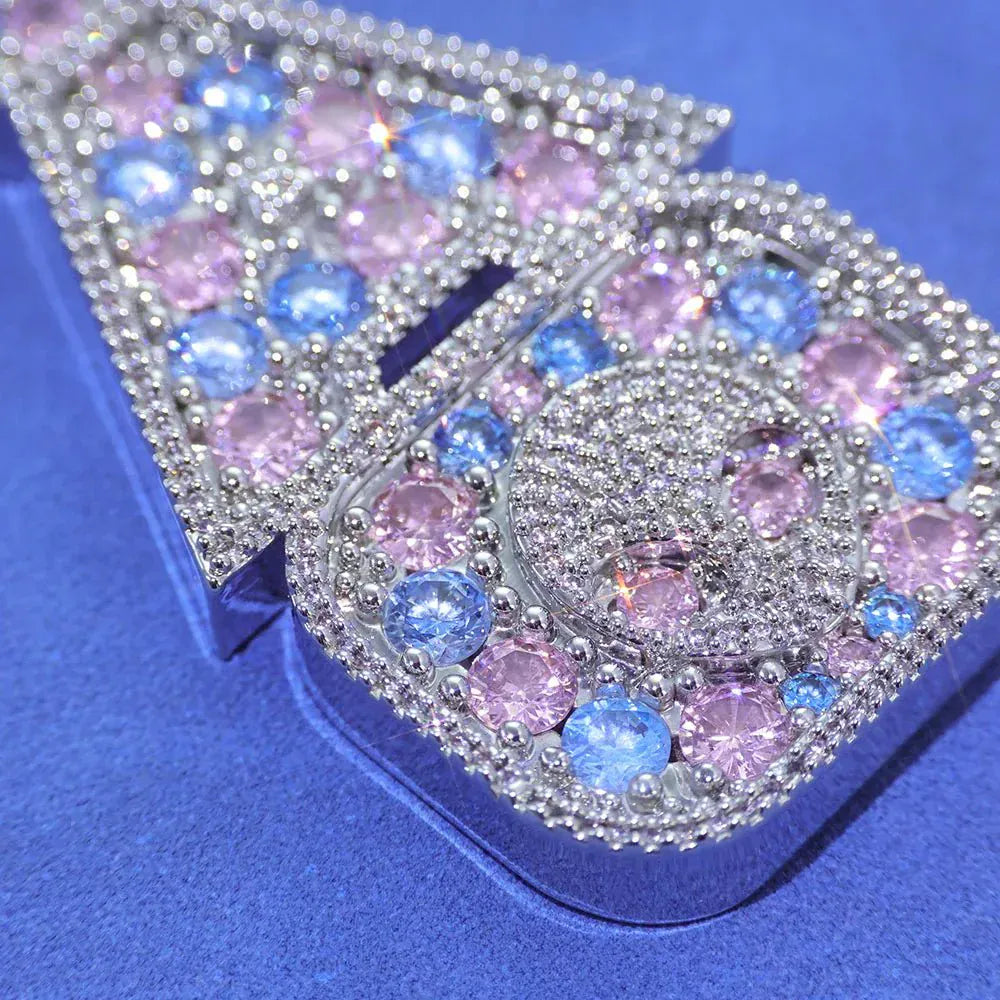 Iced Out Custom Letter Pendant. - BLAKESTORE-NG