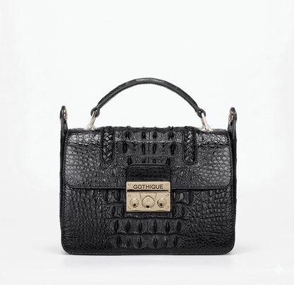 Imported Crocodile Crossbody Bag | Flap Shoulder Small Handbag - Maison Novaire #