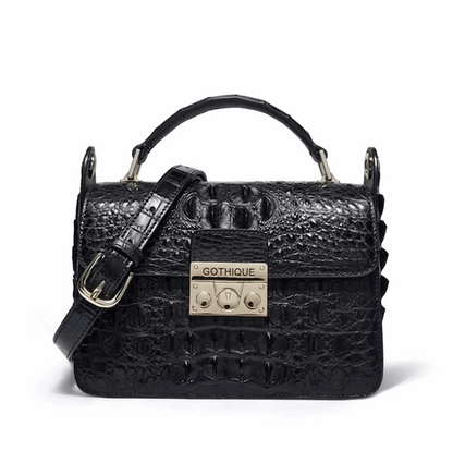 Imported Crocodile Crossbody Bag | Flap Shoulder Small Handbag - Maison Novaire #