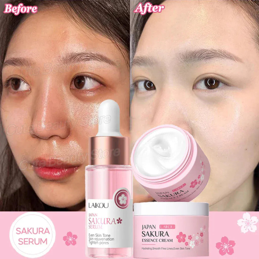 Japan Sakura Wrinkle Remover Face Serum. - Maison Novaire #