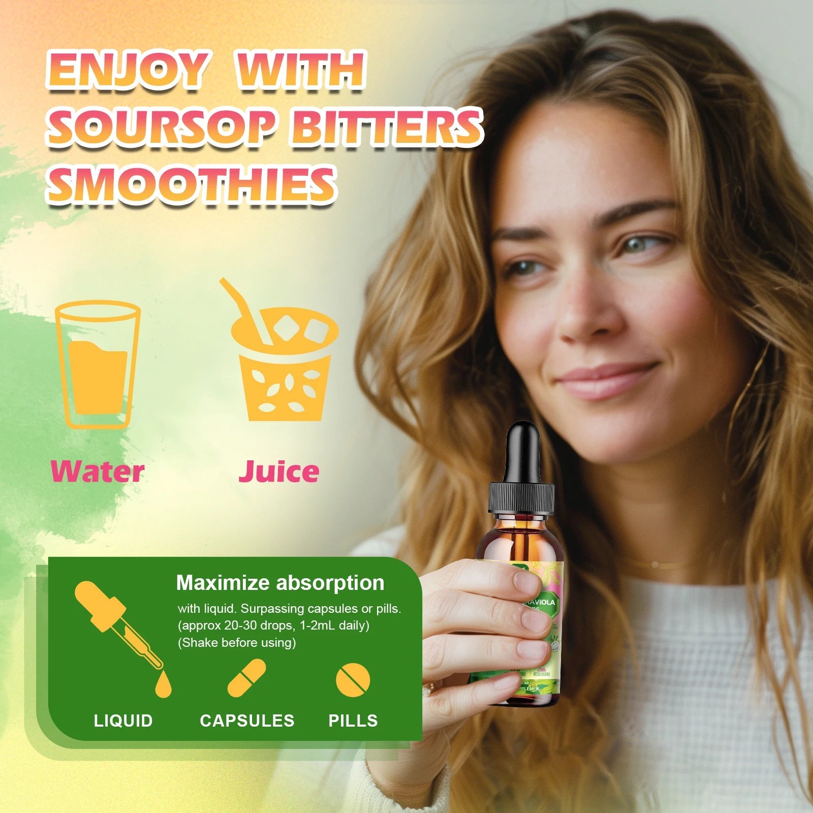 Kidney Detox-Soursop Graviola Extract Drops. Gluten-Free. - BLAKESTORE-NG