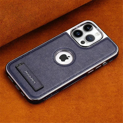 Leather Folding Kickstand Phone Case. - Maison Novaire #