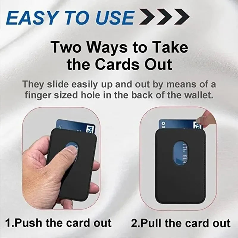 Leather Wallet card holder Case For iPhone. - Maison Novaire #