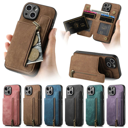 Leather wallet Case For iPhone - Maison Novaire #