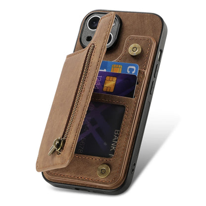 Leather wallet Case For iPhone - Maison Novaire #