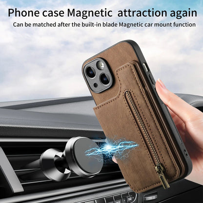 Leather wallet Case For iPhone - Maison Novaire #