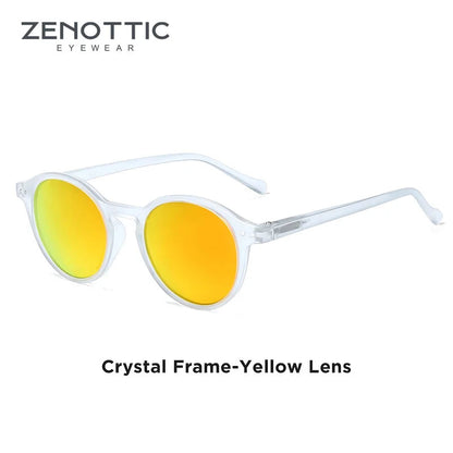 ZENOTTIC Vintage Polarized UV400 Round Sunglasses - Maison Novaire #