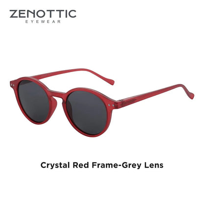 ZENOTTIC Vintage Polarized UV400 Round Sunglasses - Maison Novaire #