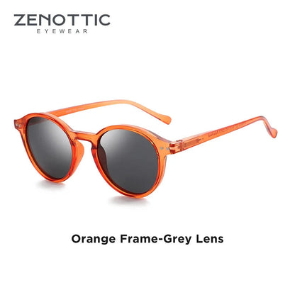 ZENOTTIC Vintage Polarized UV400 Round Sunglasses - Maison Novaire #