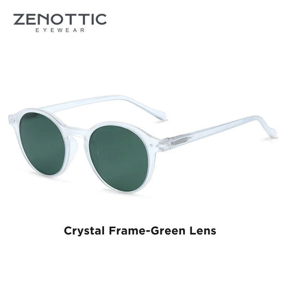 ZENOTTIC Vintage Polarized UV400 Round Sunglasses - Maison Novaire #
