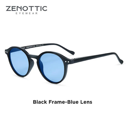 ZENOTTIC Vintage Polarized UV400 Round Sunglasses - Maison Novaire #