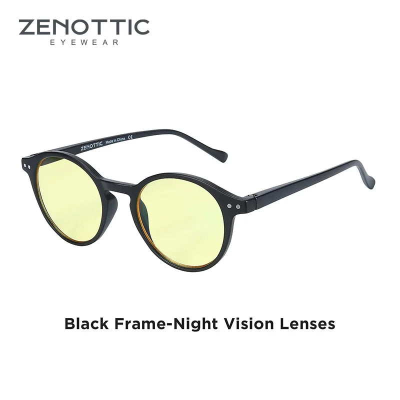 ZENOTTIC Vintage Polarized UV400 Round Sunglasses - Maison Novaire #