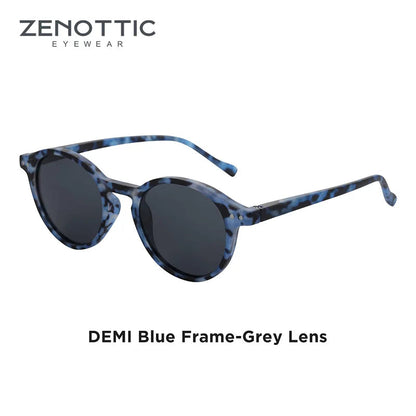 ZENOTTIC Vintage Polarized UV400 Round Sunglasses - Maison Novaire #