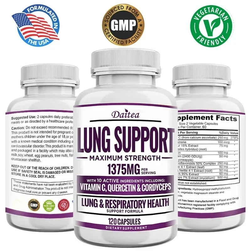 Lung & Breathing Support Supplement – Cleansing & Detox Formula - Maison Novaire