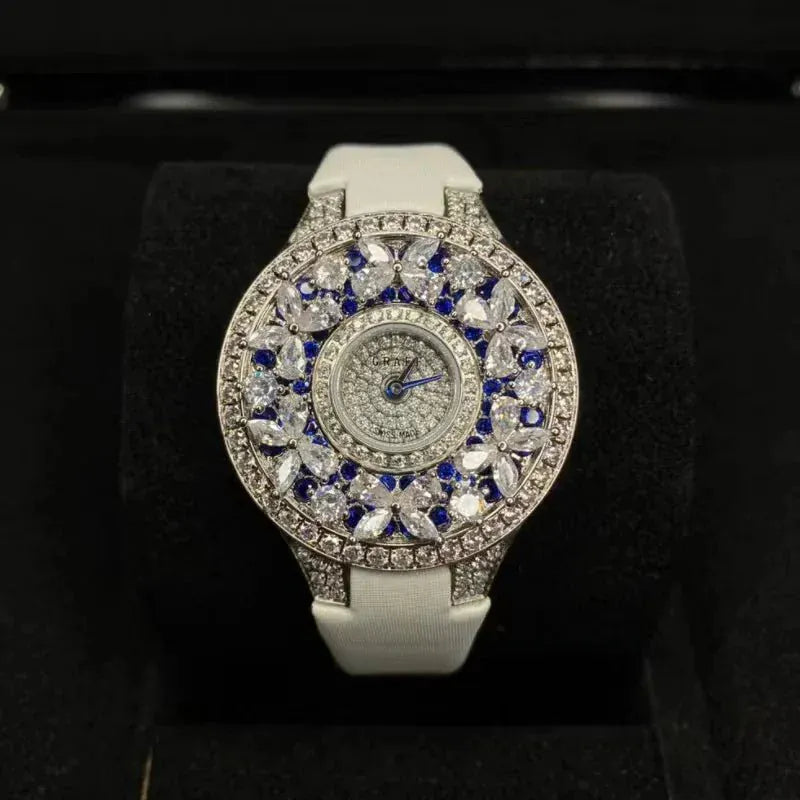 Luxury Colorful Women’s Quartz Watch | Elegant Jewel Bracelet Timepiece - Maison Novaire