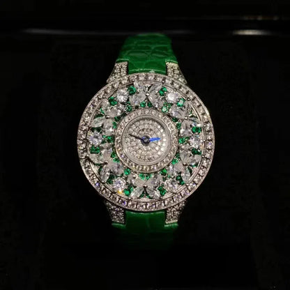 Luxury Colorful Women’s Quartz Watch | Elegant Jewel Bracelet Timepiece - Maison Novaire
