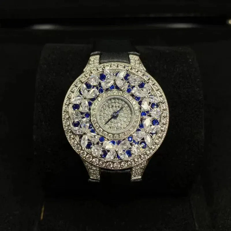Luxury Colorful Women’s Quartz Watch | Elegant Jewel Bracelet Timepiece - Maison Novaire