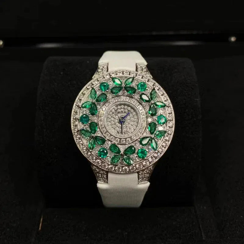 Luxury Colorful Women’s Quartz Watch | Elegant Jewel Bracelet Timepiece - Maison Novaire