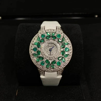 Luxury Colorful Women’s Quartz Watch | Elegant Jewel Bracelet Timepiece - Maison Novaire