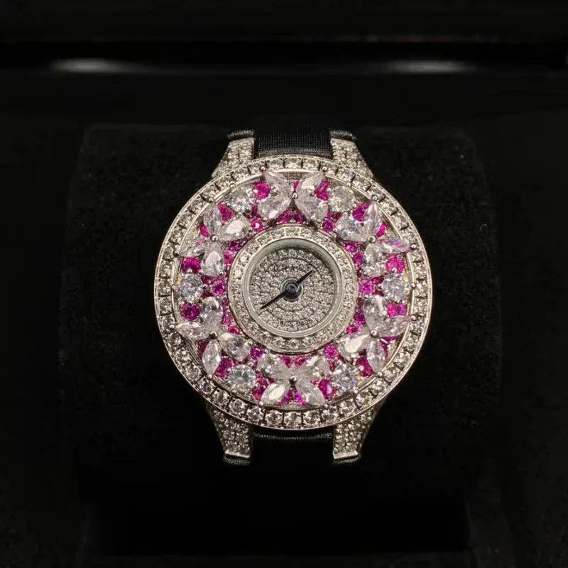 Luxury Colorful Women’s Quartz Watch | Elegant Jewel Bracelet Timepiece - Maison Novaire