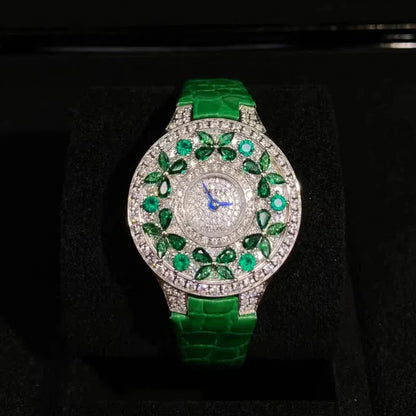 Luxury Colorful Women’s Quartz Watch | Elegant Jewel Bracelet Timepiece - Maison Novaire