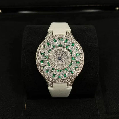 Luxury Colorful Women’s Quartz Watch | Elegant Jewel Bracelet Timepiece - Maison Novaire