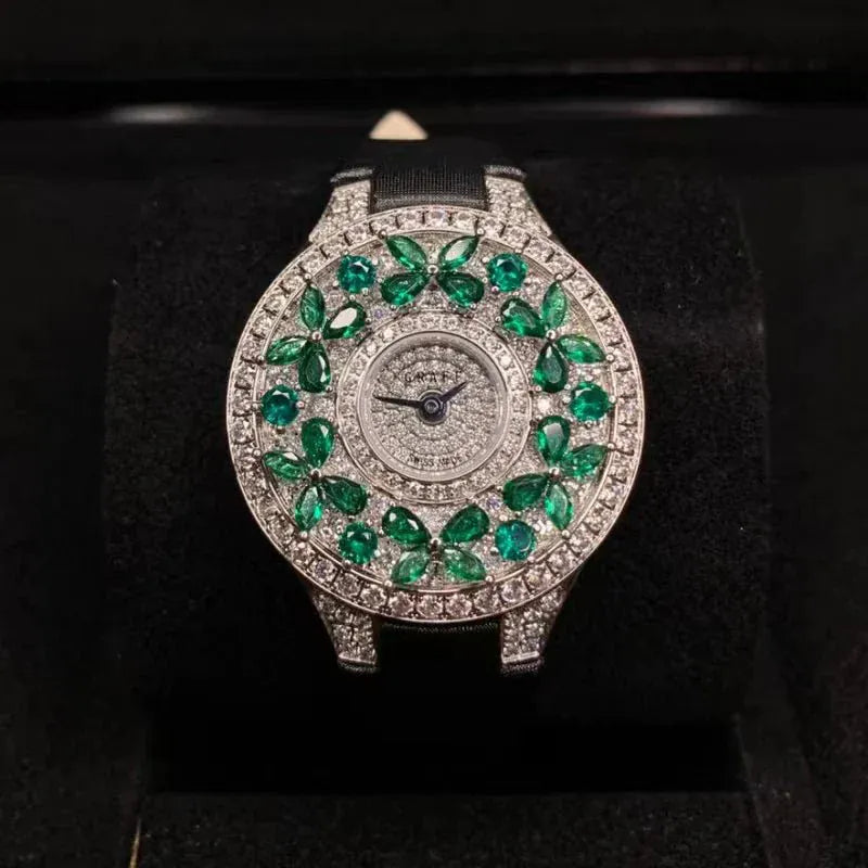 Luxury Colorful Women’s Quartz Watch | Elegant Jewel Bracelet Timepiece - Maison Novaire