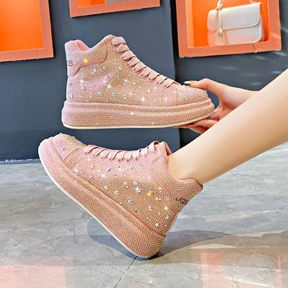 Luxury Diamond Sneakers Full Diamond Shoes. - Maison Novaire #