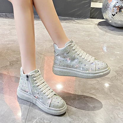 Luxury Diamond Sneakers Full Diamond Shoes. - Maison Novaire #