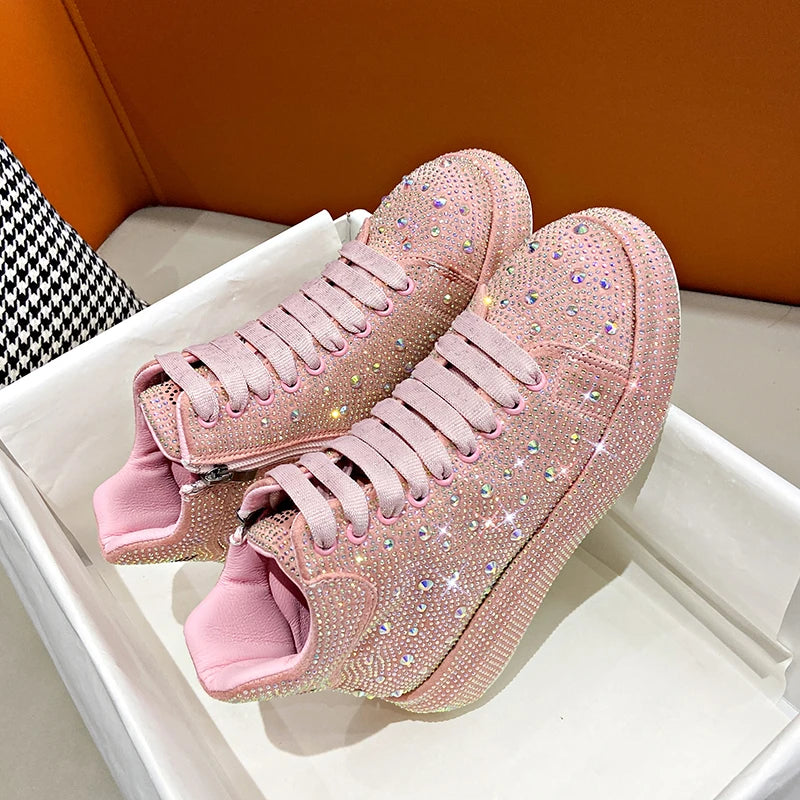 Luxury Diamond Sneakers Full Diamond Shoes. - Maison Novaire #