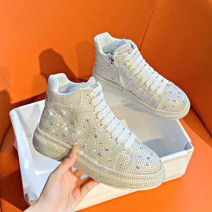 Luxury Diamond Sneakers Full Diamond Shoes. - Maison Novaire #