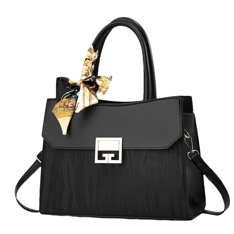 Luxury Embroidered Shopping Handbags.Female Shoulder Leather Bag. - Maison Novaire #