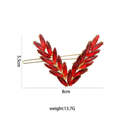 Luxury Shining V Shape Buckle Hairpins. - Maison Novaire #