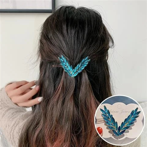 Luxury Shining V Shape Buckle Hairpins. - Maison Novaire #