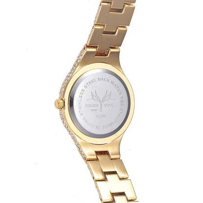 Luxury Women’s Watch | Baguette Diamond Waterproof Clock - Maison Novaire