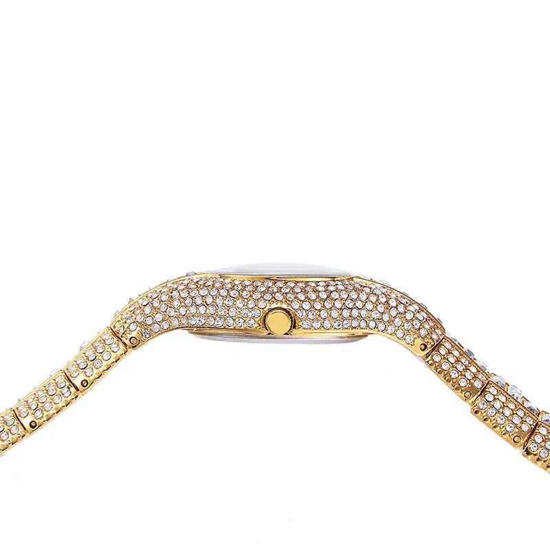 Luxury Women’s Watch | Baguette Diamond Waterproof Clock - Maison Novaire
