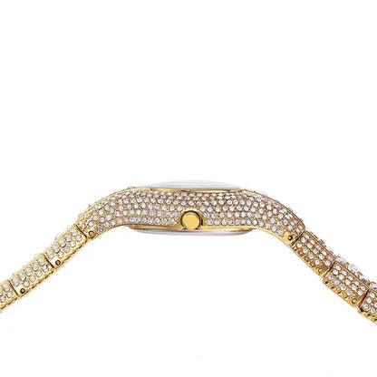 Luxury Women’s Watch | Baguette Diamond Waterproof Clock - Maison Novaire